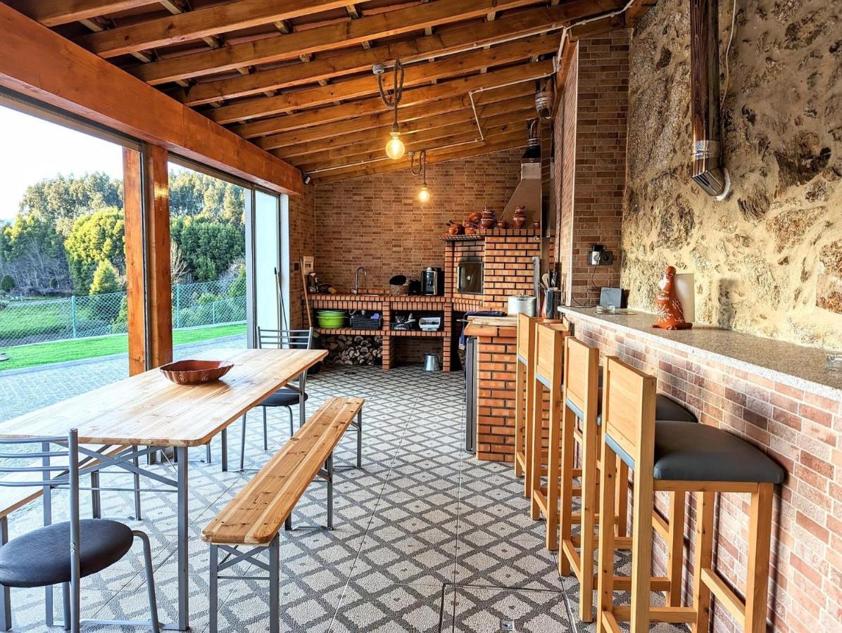 Fonte Retreat Home - Jacuzzi And Heated Swimming Pool Sandim Dış mekan fotoğraf