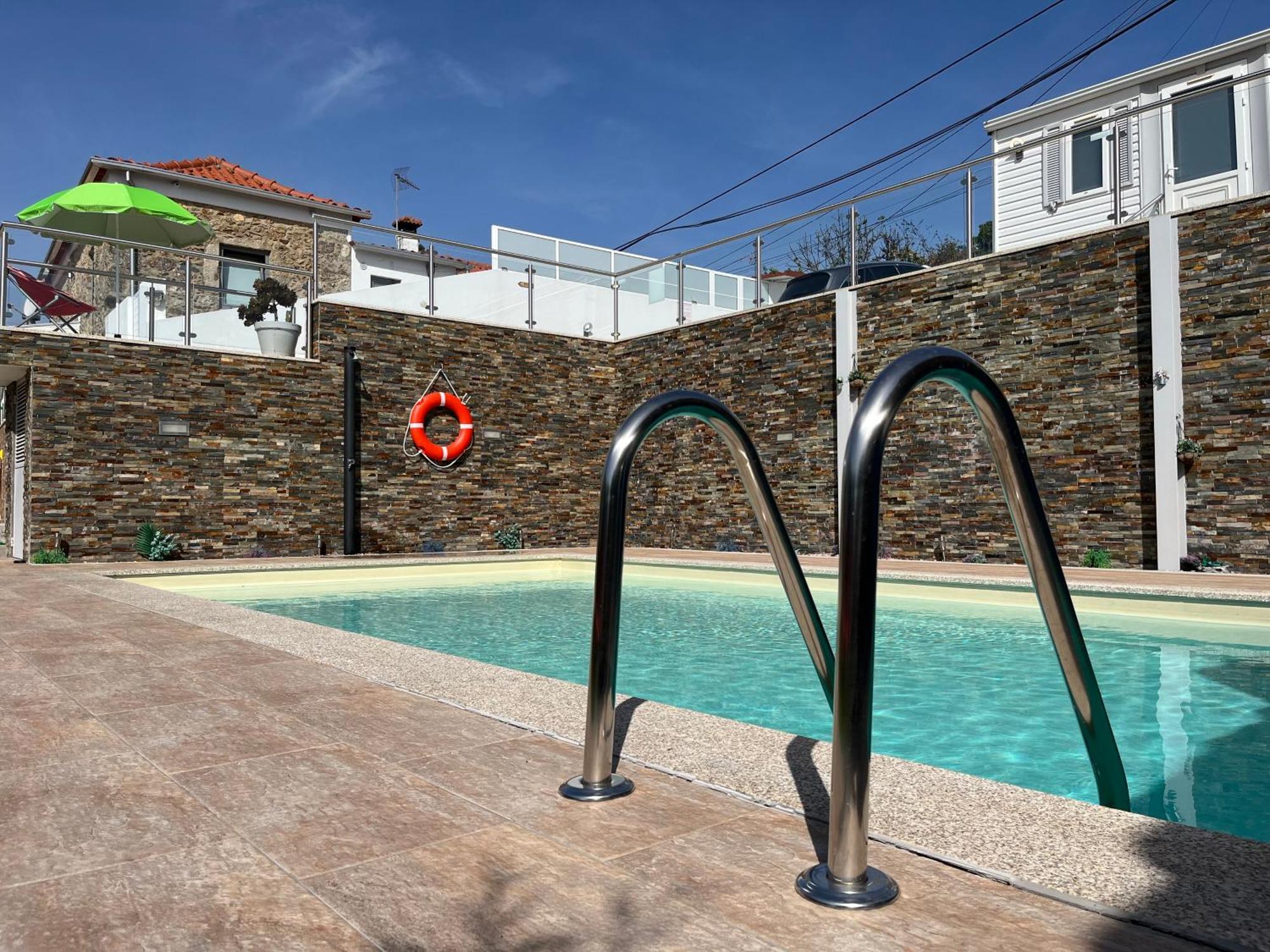 Fonte Retreat Home - Jacuzzi And Heated Swimming Pool Sandim Dış mekan fotoğraf